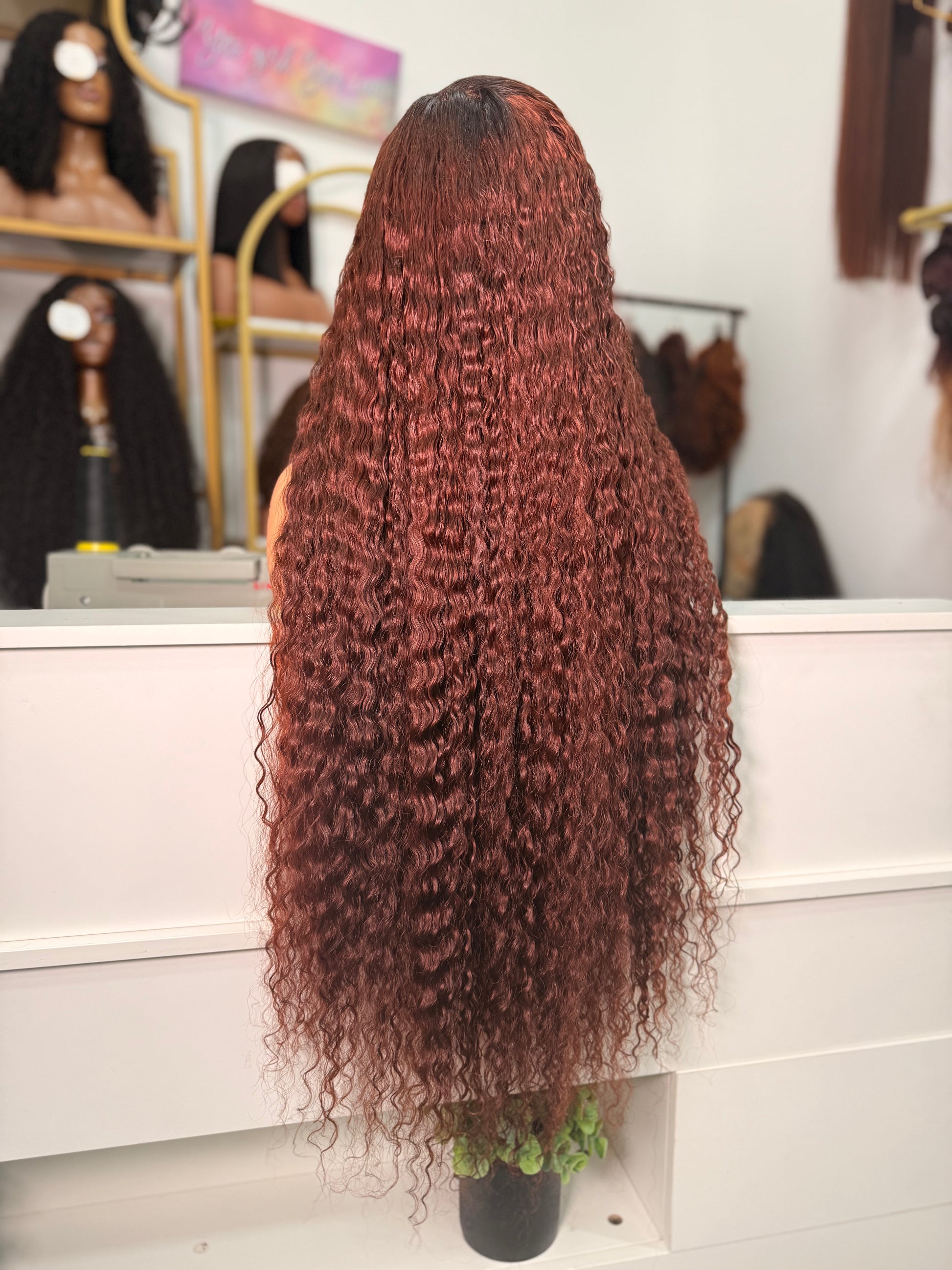 BROWN CLOSURE wig