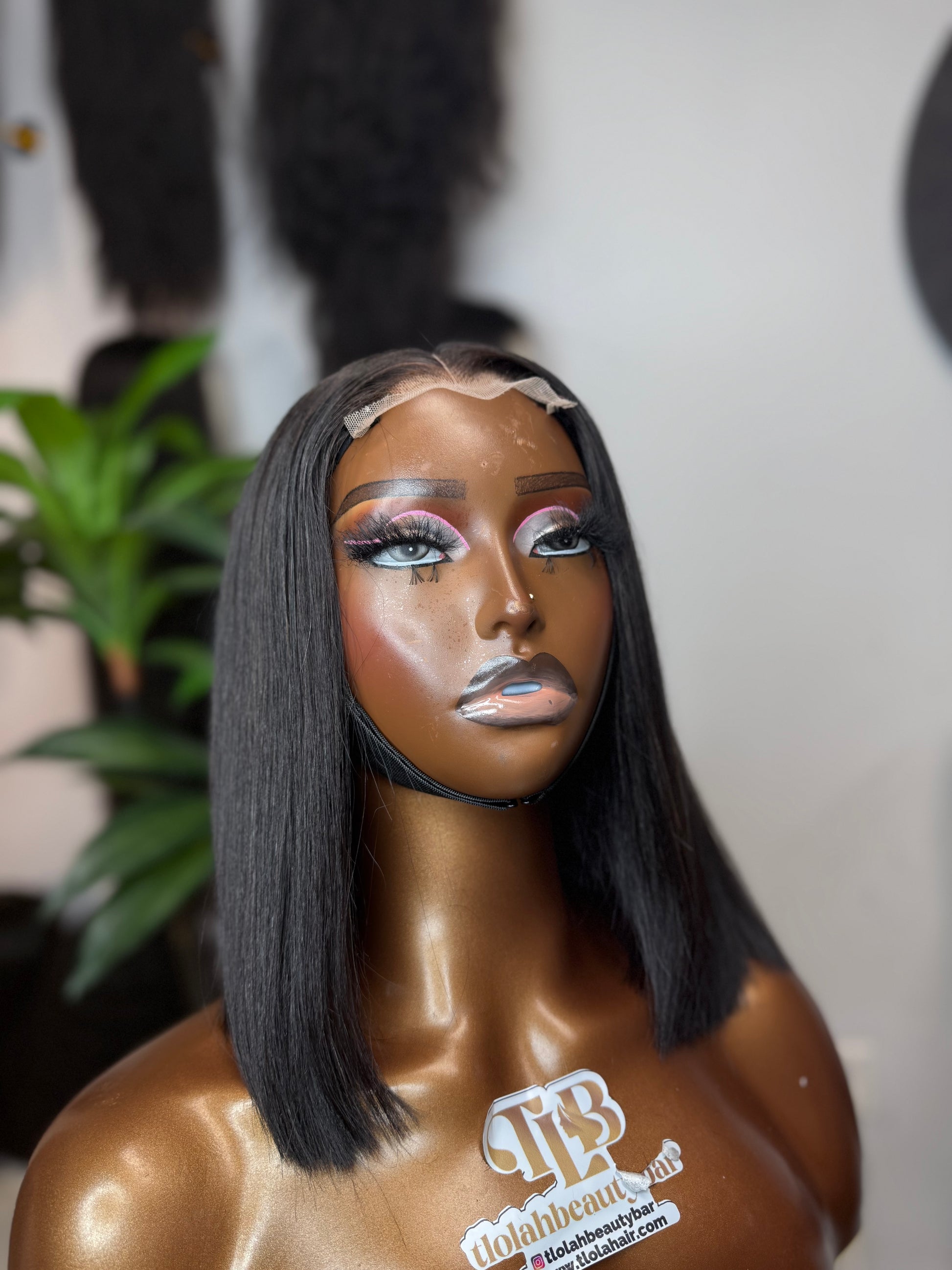 Black bob wig