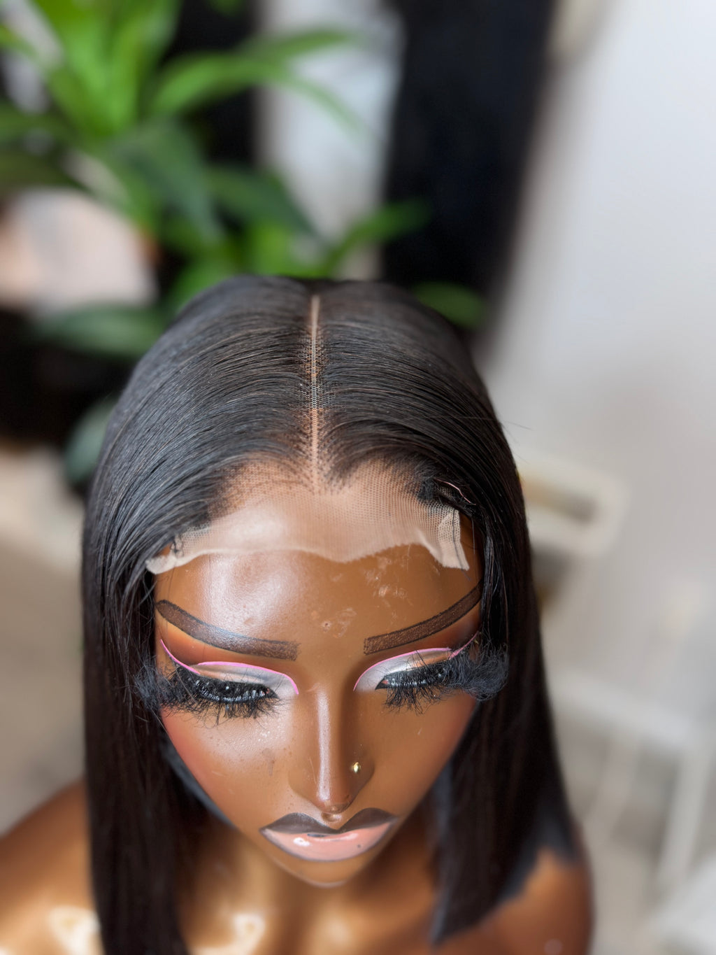 Black bob wig